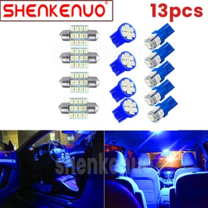 13pcs Premium Ice Blue LED Interior Lights Kit For 1998-2008 Pontiac Grand Prix - Picture 1 of 11