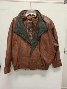 Adventure Bound Originals Wilsons Lederjacke Herren L braun Thinsulate Mantel - Bild 1 von 18