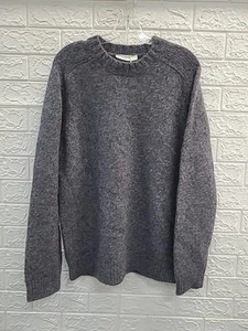 New Everlane The Superfuzz Long Sleeve Pullover Gray Sweater Size Small (US) - Picture 1 of 8
