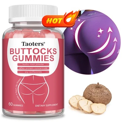 Gominolas potenciadoras de glúteos - Mejorar naturalmente los glúteos - Mantener el equilibrio hormonal Foto 1 de 4