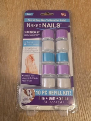 Kit de recarga de 10 piezas Naked Nails para herramienta de manicura como se ve en TV Foto 1 de 2