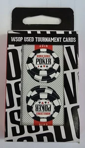 2016 WSOP Authentic Played Deck Black Used COPAG Plastic Playing Cards Bridge - Picture 1 of 8