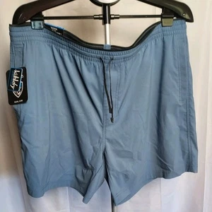 KUHL Kruiser Shorts Men's Sz XXL Blue Drawstring Outdoors Elastic NWT - Picture 1 of 7