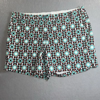 Crown & Ivy Mujer Talla Grande 20W Colorido Estampado Multicolor Caroline Corto Chino Foto 1 de 4