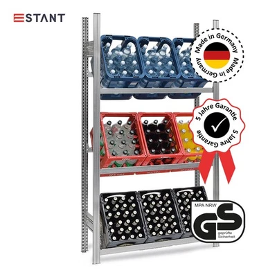 Premium Getränkekistenregal / Getränkeregal Made in Germany - Bild 1 von 4