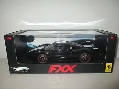 FERRARI FXX NERO HOTWHEELS ELITE EDIZ.LIMITATA SCALA 1/18 - Immagine 1 di 2