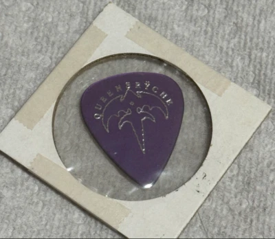 QUEENSRYCHE Band Vintage Guitar Pick Tour Issued Concert Stage Plectrum ESP RARE - Image 1 of 2