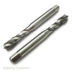 Metric HSS High Speed Steel Spiral Flute Machine Taps For Threading Holes M2-M24 - Picture 1 of 3