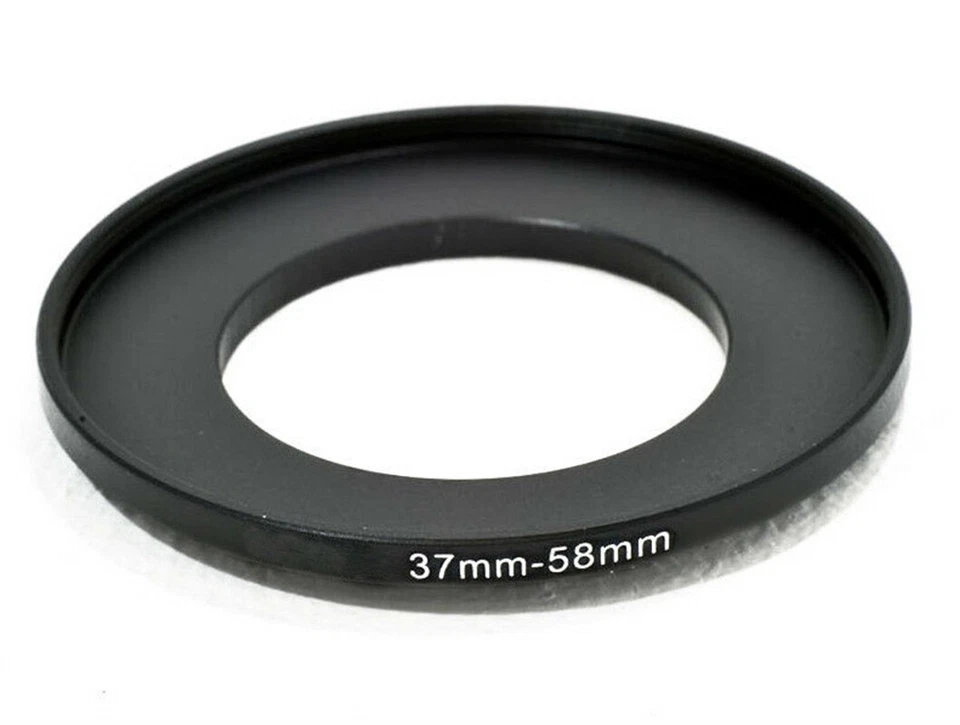 37-58mm Metal Step Up Ring Lens Adapter 37 male to 58 female thread - UK STOCK - Image 1 of 4