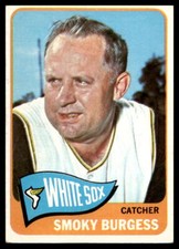 1965 Topps #198 Smoky Burgess  Chicago White Sox VG-VGEX Crease