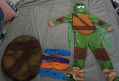 Bandas intercambiables Teenage Mutant Ninja Turtle Talla de disfraz se adapta a 8 a 12 años Foto 1 de 4