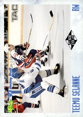 1992-93 Classic Flashbacks - #124 Teemu Selanne Jets - Image 1 of 2