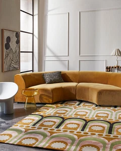 Hand-tufted Multi color Traditional rug for bedroom living room wool rug 5x8 ft - Picture 1 of 3
