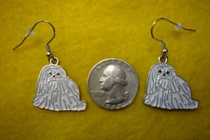 Maltese earrings - Picture 1 of 1