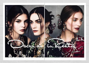 Oscar de la Renta 2010 - anuncio impreso de moda de 2 páginas - Imagen 1 de 1