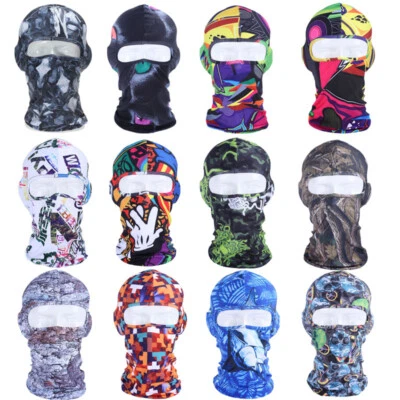 Outdoor Sports Full Face Masks Balaclava Neck Summer Anti Sun Ultra UV Thin US