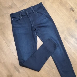 AG Adriano Goldschmied The Farrah Skinny High Rise Blue Jeans Size 29R Dark LN - Picture 1 of 8