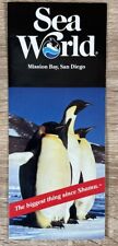Vintage Sea World Brochure San Diego CA 1983 Shamu Penguins Theme Park Souvenir