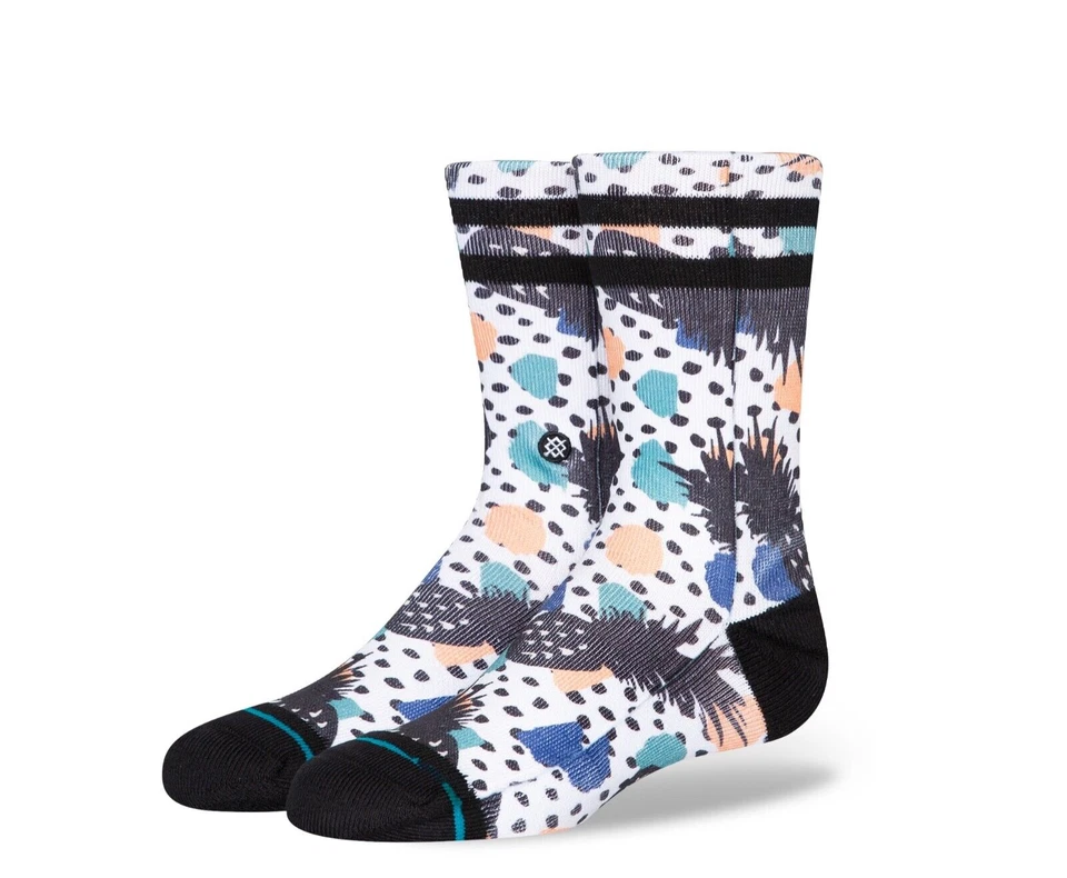 Calcetines Stance Kids Negro Crew Poliéster Cojín Wade Colección Piña L 3-5.5 Foto 1 de 1