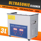 Professional Digital Ultrasonic Cleaner Stainless Steel Bath Heater w/Basket 3L