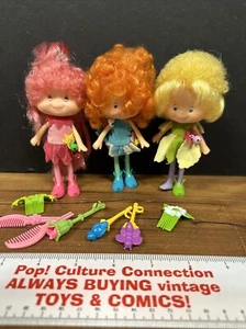 3x Herself the Elf 5" Mini Yellow Hair Vintage Doll 1982 American Greetings - Picture 1 of 10