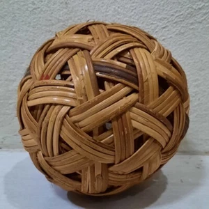Rattan Balls Sepak Takraw Thai Sport Kick Home&Decor Handmade Strong Style - Picture 1 of 6