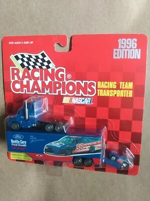 NASCAR #88 1996 Dale Jarrett RMR Racing Team 1/87 Diecast Transporter & Car  Foto 1 de 3