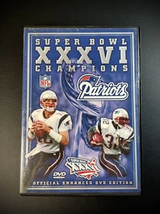 NFL Patriots Super Bowl XXXVI Champions Enhanced DVD 2002 - Picture 1 of 3