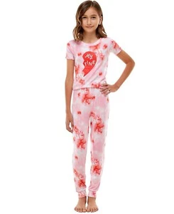 Roudelain Big Girls Matching Mommy & Me Whisper Luxe T-Shirt & Jogger XS - Picture 1 of 6