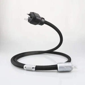 Cable de alimentación Viborg VP1501 cobre Reino Unido de 3 pines EE. UU. 3 contactos cable de alimentación HIFI UE - Imagen 1 de 9