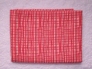 RARO Y FUERA DE STOCK Heather Ross Munki Munki ROSA Y BORGOÑA CUADROS *Franela de algodón muy buena condición* - Imagen 1 de 1