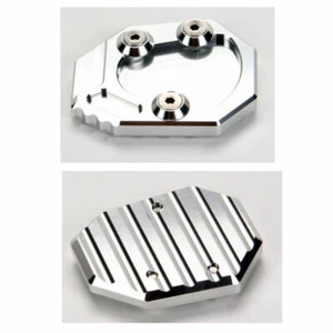 Piastra supporto laterale prolunga cavalletto per Yamaha YZF R1 YZF1000 2009-16 argento - Foto 1 di 1