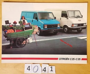 CITROEN C25 / C35 Prospectus Fr 8 pages 06/1984 MY 1985 LKW UTILITAIRE - Imagen 1 de 5