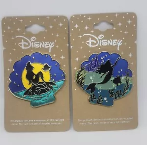Kleine Meerjungfrau Ariel Moon Set individuelle Disney Trading Pin ~ brandneu Fisch - Bild 1 von 6