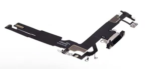 Repuesto de cable base flexible puerto de carga original OEM iPhone 16 (NEGRO)✅ - Imagen 1 de 3