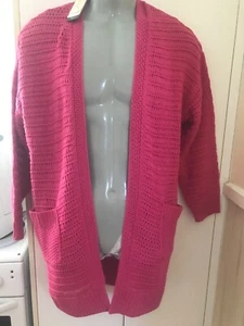 millers ladies acrylic chunky cardigan size medium--with tags - Picture 1 of 2