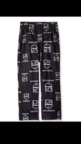 NHL Los Angeles Kings Hockey Sleepover All Over Pants YOUTH KIDS BOYS Large Cover