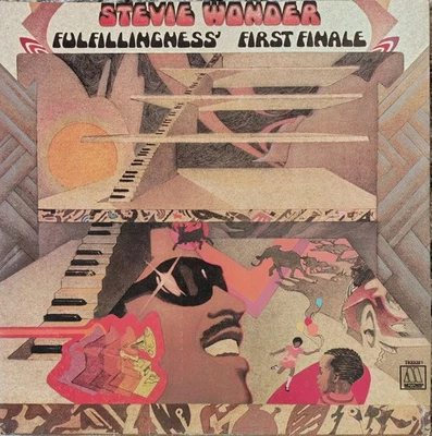 Stevie Wonder - 'Fulfillingness' First Finale (1974) LP VINYL- First Pressing NM - Image 1 of 4
