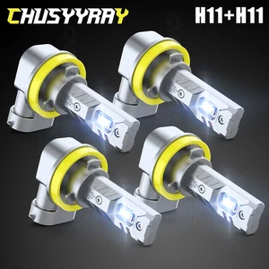 For Freightliner Cascadia 2008-2021 LED Headlight High Low Bulb Kit Replace - Picture 1 of 12