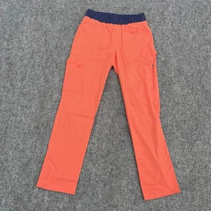 Dickies Medical Scrub Pants Small Orange Blue Style DK 135 - Picture 1 of 22