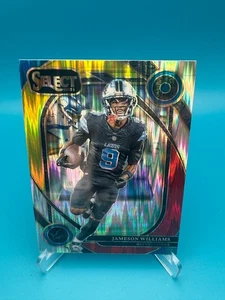 2024 Panini Select - Club Level Jameson Williams #267 Red & Yellow Shock Prizm - Bild 1 von 2