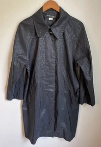 Mycra Pac One Raincoat Womens 1 Small / Medium  Metallic Square Dot Black - Picture 1 of 8