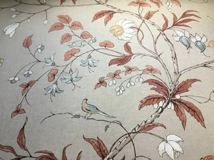 ZOFFANY CURTAIN FABRIC ‘CHAMBALON TRAIL’ 1.3M SUNSTONE/LINEN - LINEN - Picture 1 of 3