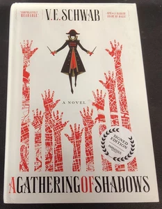 A Gathering of Shadows by V.E. Schwab 1st Edition 1st Print Signed 2016 HC - Picture 1 of 9