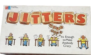 Jitters Word Game 12 Dice Timer Vintage 1986 Tick It's Enough Crazy Complete _b3 - Picture 1 of 11