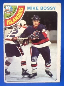 1978-79 O-Pee-Chee Mike Bossy Rookie Card #115 New York Islanders RC Creases VG - Picture 1 of 8