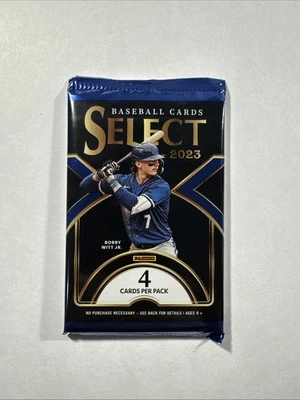 2023 Panini Select Baseball Factory Sealed Blaster Pack From Box - 4 Cards - Image 1 of 2