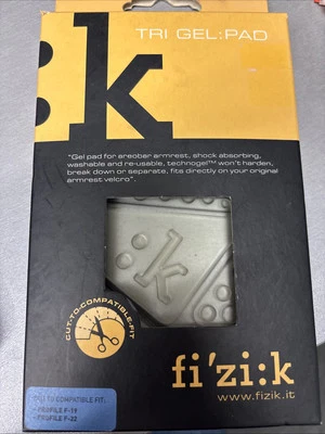 Fizik Trigel Aerobar Pads, For Vision Deluxe or Vision Micro, fi'zi:k, Gray - Image 1 of 3