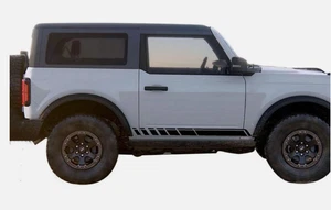 Ford Bronco Side Door Stripes Decals Premium Vinyl Graphics 4x4 Stickers - Picture 1 of 4