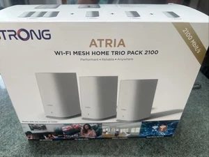 STRONG MESHKIT2100UK(TRIO) ATRIA AC2100 Whole Home Mesh Wi-Fi System up to 5,000 - Picture 1 of 4